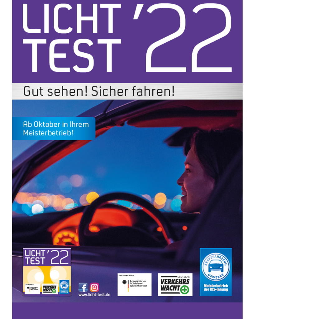 Plakat-Set „Licht-Test 2022" (2 Stück)