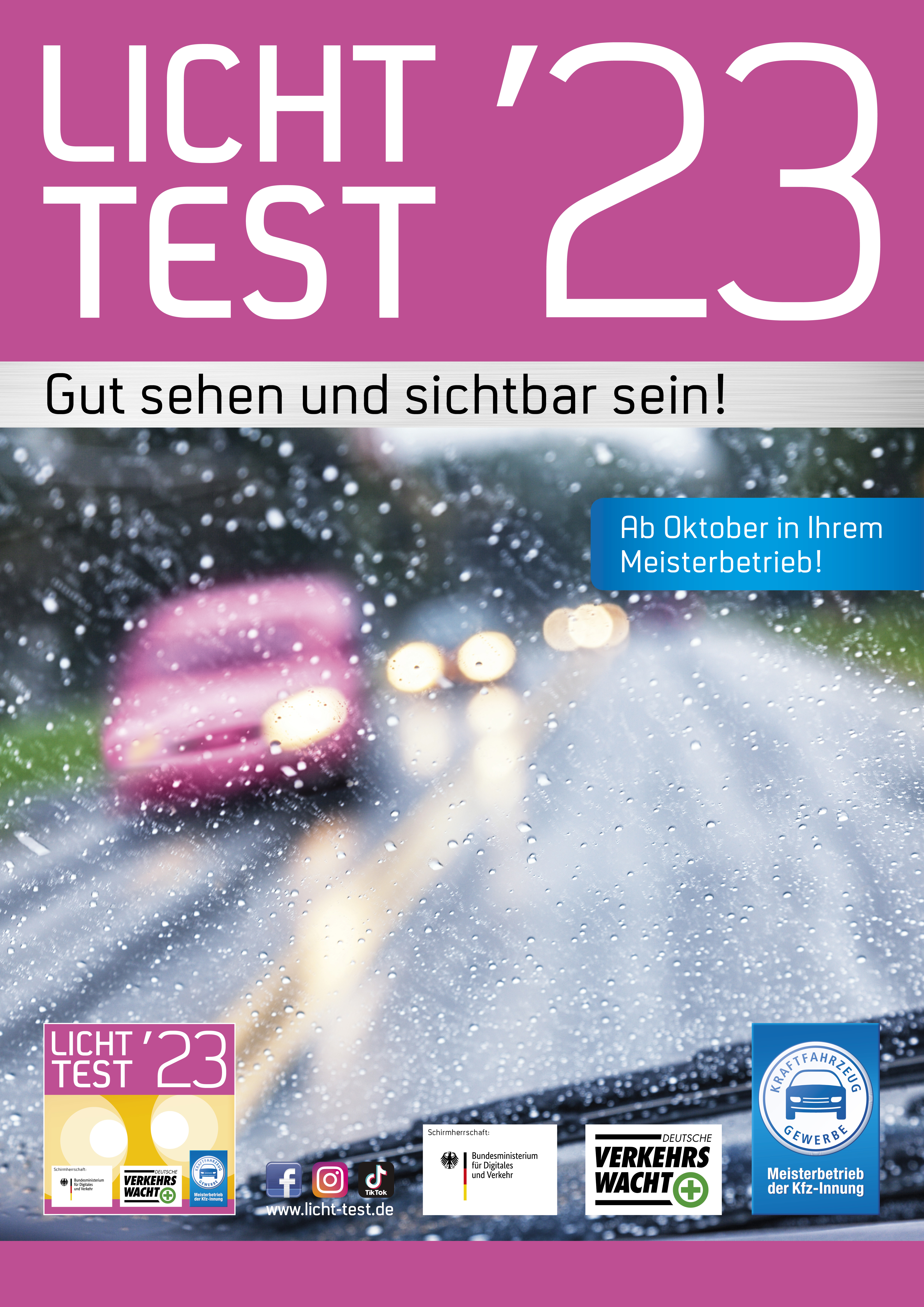 Plakat-Set „Licht-Test 2023" (2 Stück)
