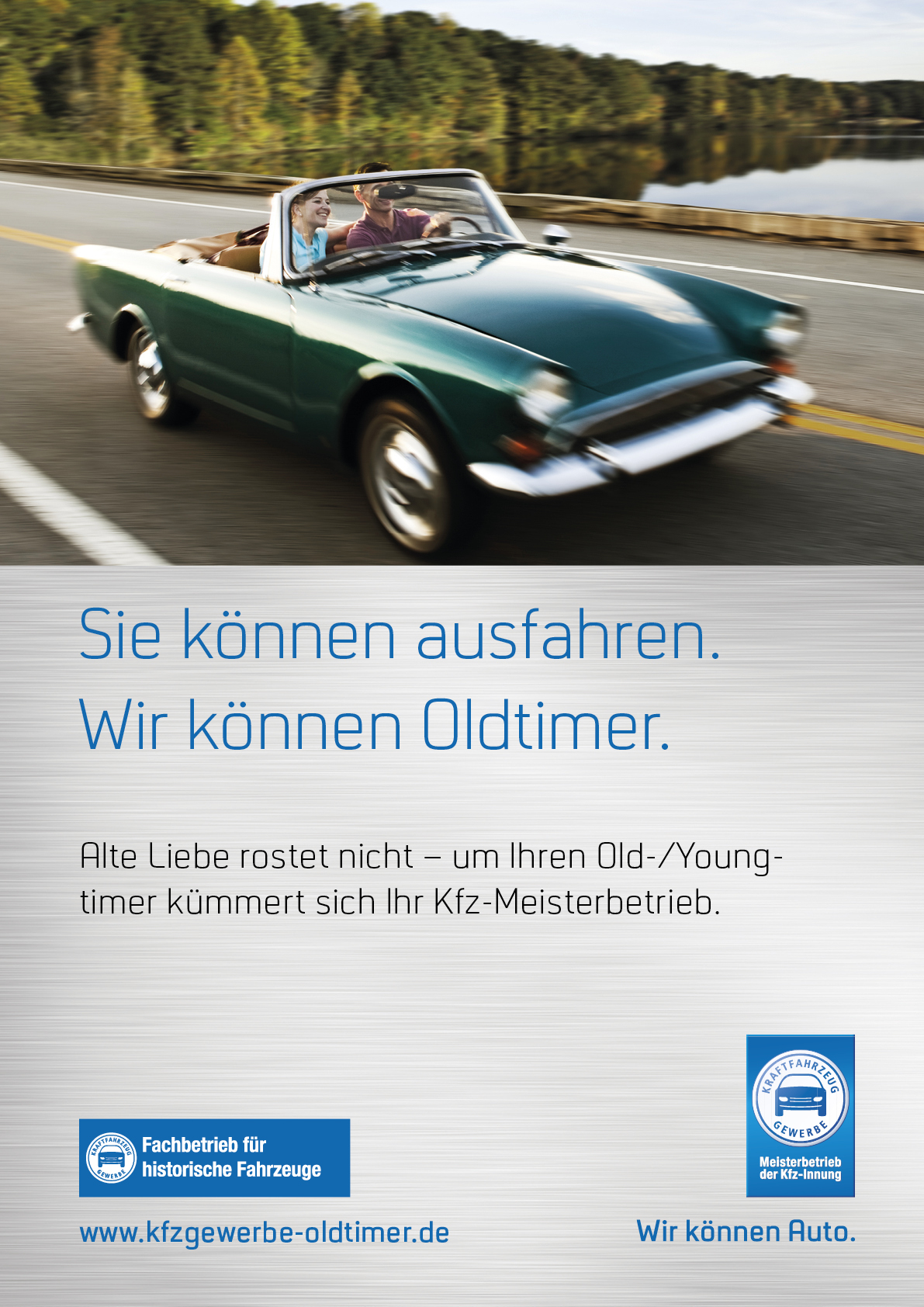 Plakat „Sie können ausfahren.“