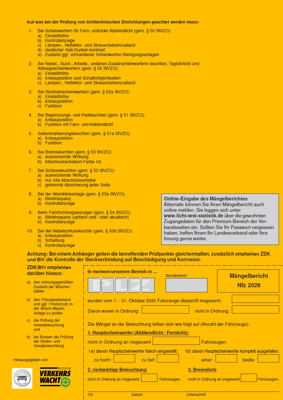 Merkblatt „Licht-Sicht-Test“ Nfz