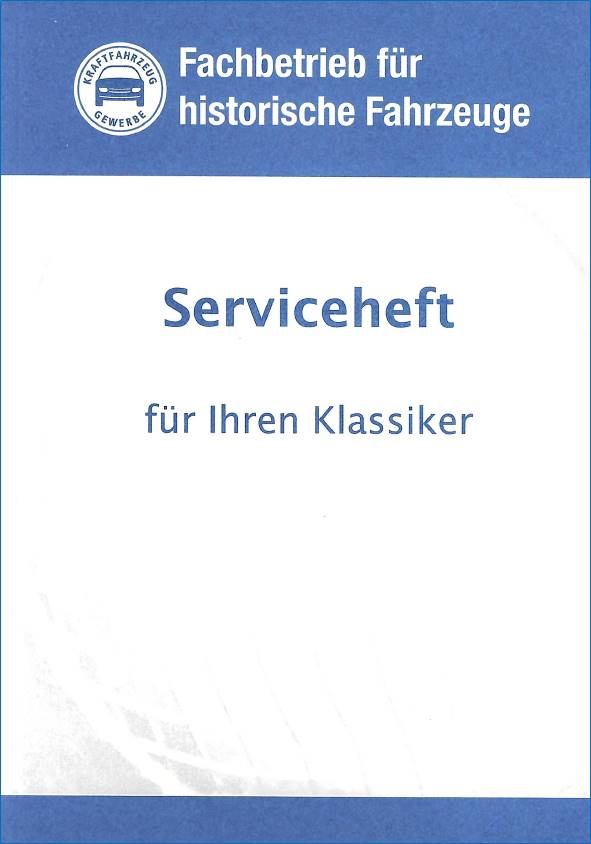 Oldtimer-Serviceheft