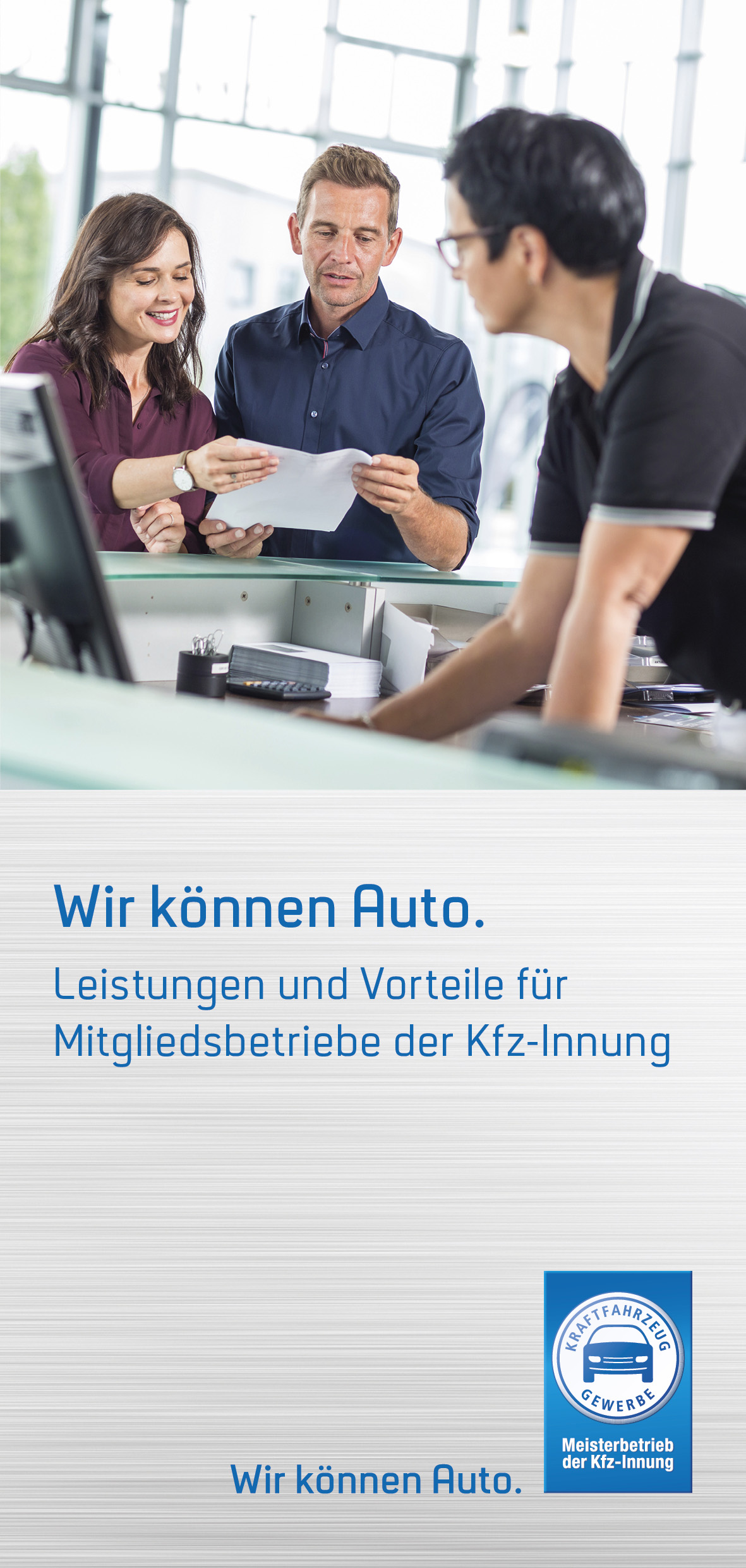 Flyer „Leistungen und Vorteile für Mitgliedsbetriebe“