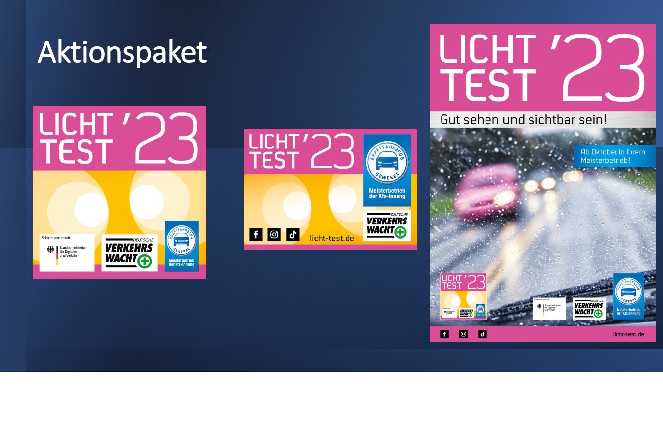 Aktionspaket „Licht-Test 2023"