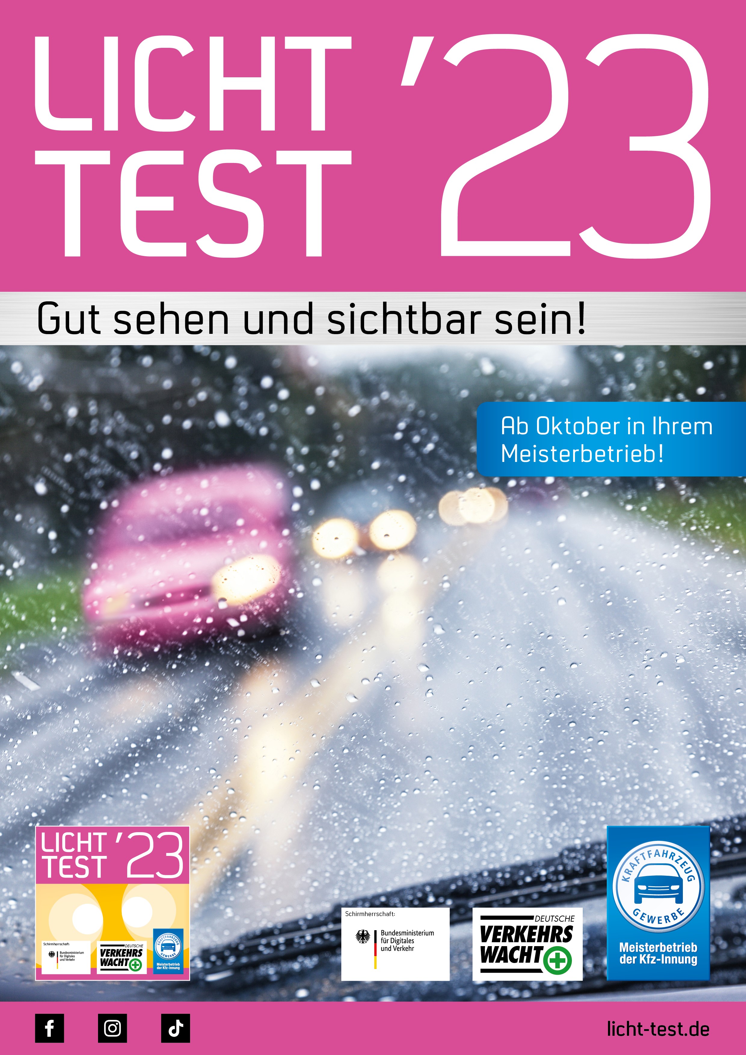 Plakat-Set „Licht-Test 2023" (2 Stück)