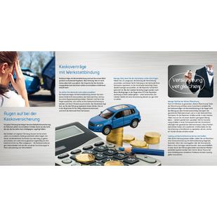 Flyer Versicherung „Augen auf bei der Autoversicherung!“