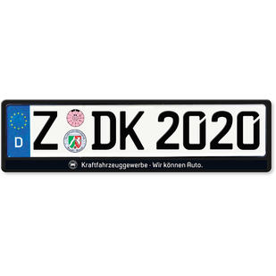 Kennzeichenverstärker „Kfz-Gewerbe"