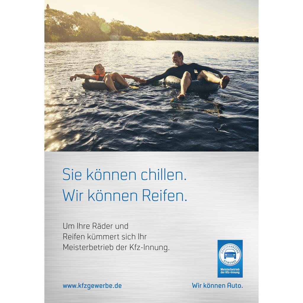 Plakat „Sie können chillen.“